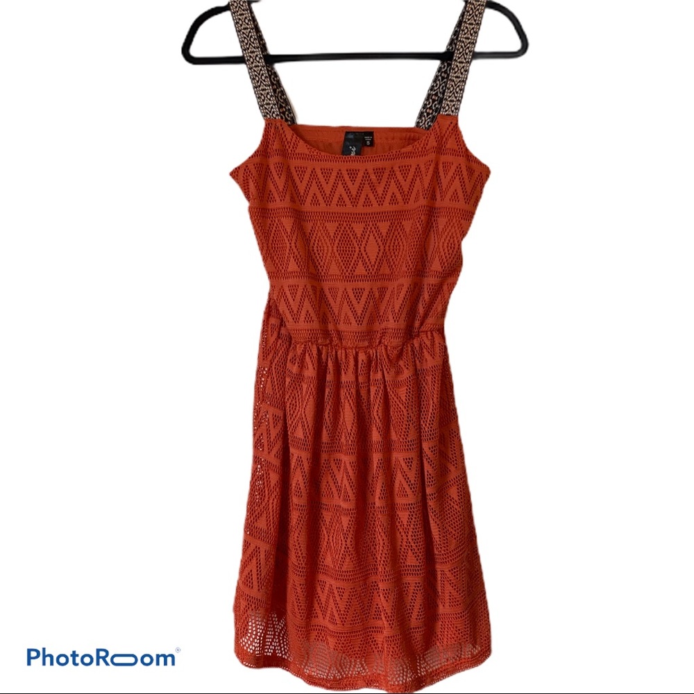 Orange dress Trixel Size Small